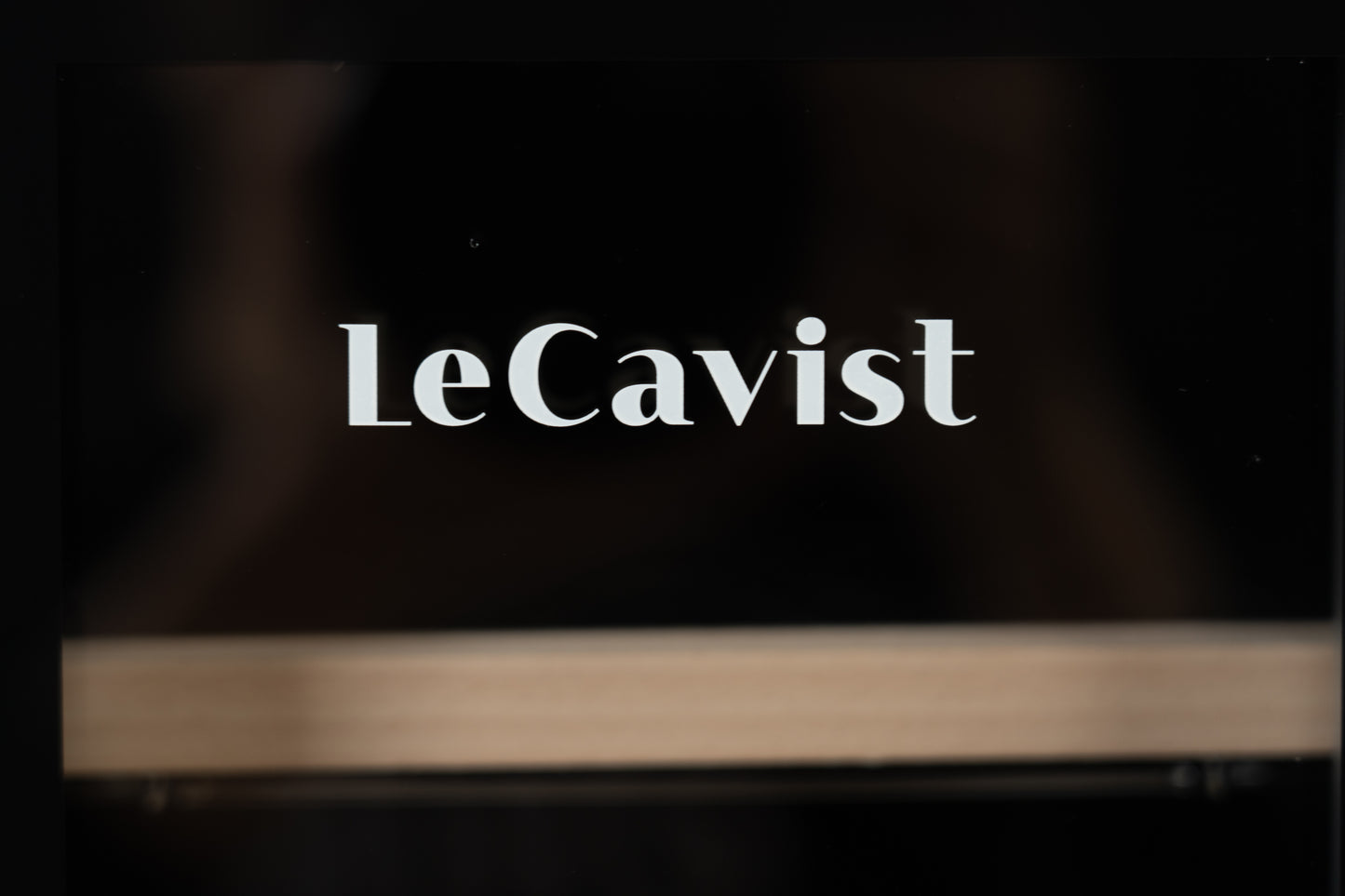 LeCavist 24 Bottle Dual Zone Wine Fridge in Black LCCV24B2Z