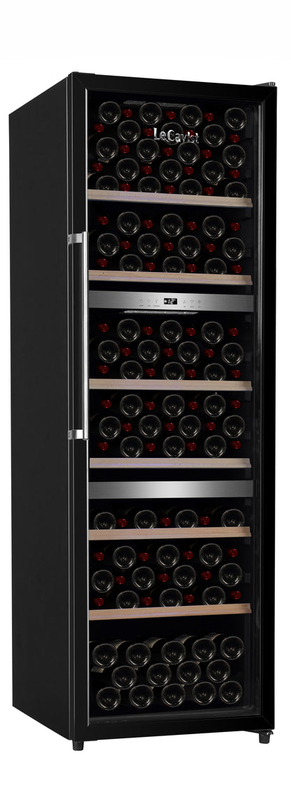 LeCavist 140 Bottle Triple Zone Wine Fridge in Black LKS140VN3Z