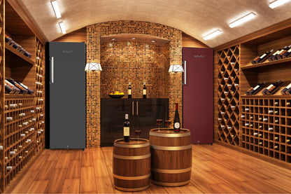 LeCavist 168 Bottle Single Zone Wine Fridge in Bordeaux LKV168PDBX