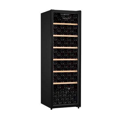 LeCavist 168 Bottle Single Zone Wine Fridge in Black LKS168VN